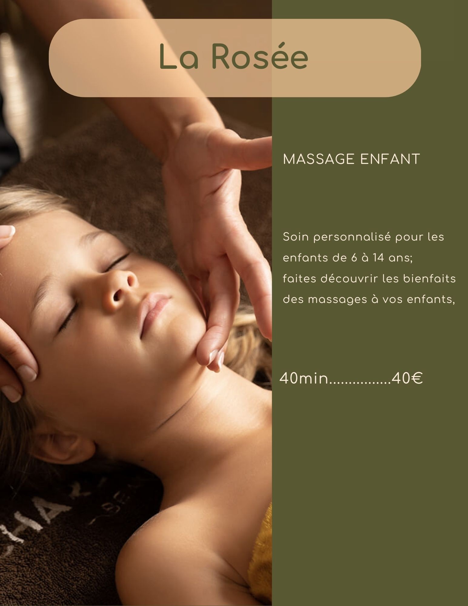 Massage enfant